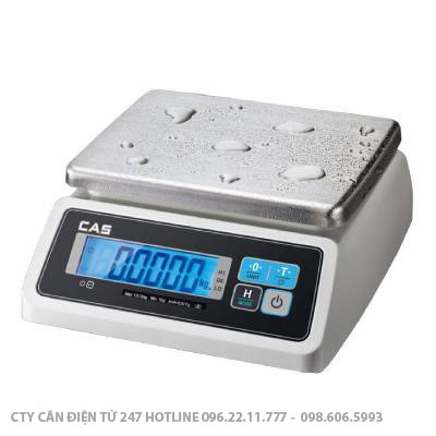 Cân điện tử chống nước Cas SW-1WR ( có các tải trọng 2kg, 5kg, 10kg,20kg,30kg)