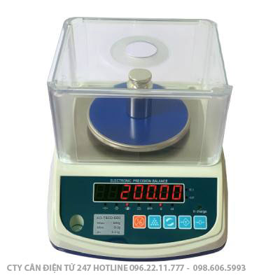 Cân phân tích KD-TBED 2 số lẻ ( tải trọng : 300g, 600g, 1200g )