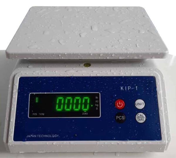 Dòng cân 3kg kích thước nhỏ gọn, hiển thị rõ thông số